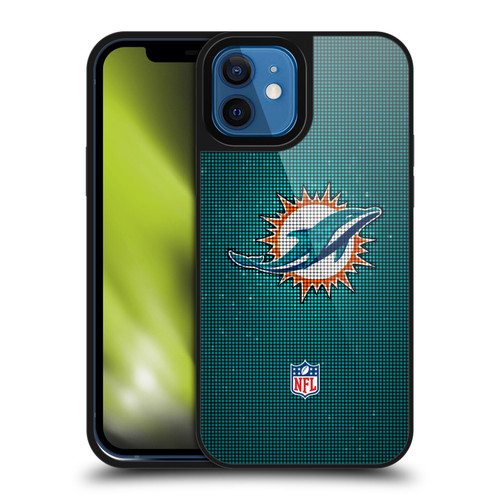 NFL Miami Dolphins Artwork LED Gel Armour Case For Apple iPhone 12 / iPhone 12 Pro