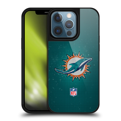 NFL Miami Dolphins Artwork LED Gel Armour Case For Apple iPhone 13 Pro