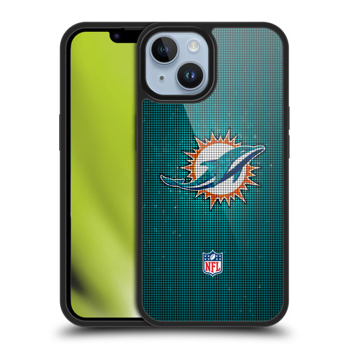 NFL Miami Dolphins Artwork LED Gel Armour Case For Apple iPhone 14 NFL Miami Dolphins Artwork LED Gel Armour Case For Apple iPhone 14