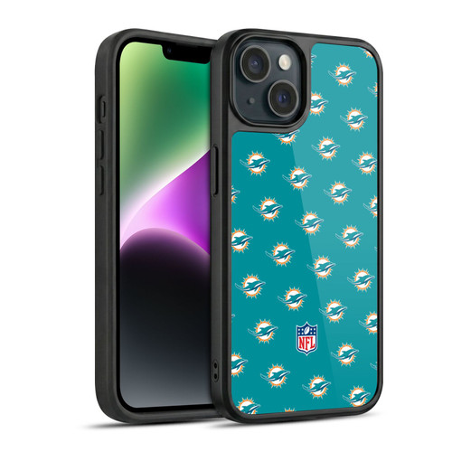 NFL Miami Dolphins Artwork Patterns Gel Armour Case For Apple iPhone 14