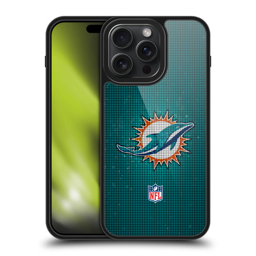 NFL Miami Dolphins Artwork LED Gel Armour Case For Apple iPhone 15 Pro Max