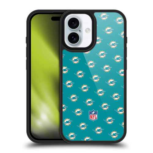 NFL Miami Dolphins Artwork Patterns Gel Armour Case For Apple iPhone 16