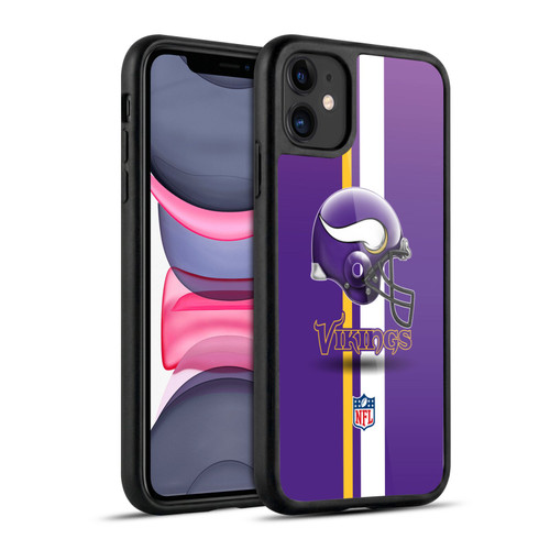 NFL Minnesota Vikings Logo Helmet Gel Armour Case For Apple iPhone 11