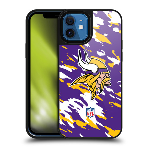 NFL Minnesota Vikings Logo Camou Gel Armour Case For Apple iPhone 12 / iPhone 12 Pro