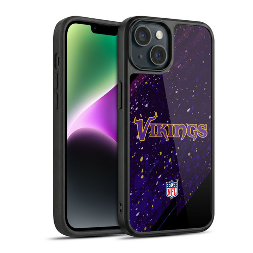 NFL Minnesota Vikings Logo Blur Gel Armour Case For Apple iPhone 14