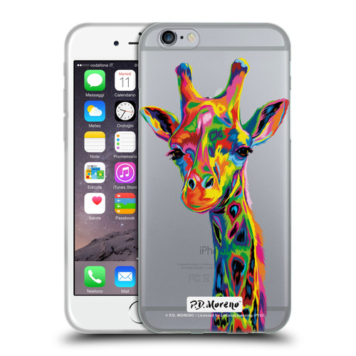P.D. Moreno Animals Giraffe Soft Gel Case for Apple iPhone 6 / iPhone 6s