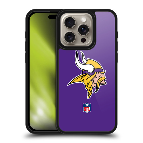NFL Minnesota Vikings Logo Plain Gel Armour Case For Apple iPhone 16 Pro NFL Minnesota Vikings Logo Plain Gel Armour Case For Apple iPhone 16 Pro