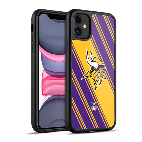 NFL Minnesota Vikings Artwork Stripes Gel Armour Case For Apple iPhone 11