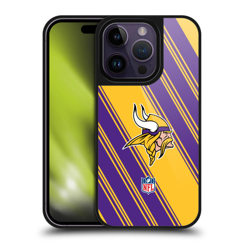 NFL Minnesota Vikings Artwork Stripes Gel Armour Case For Apple iPhone 14 Pro NFL Minnesota Vikings Artwork Stripes Gel Armour Case For Apple iPhone 14 Pro