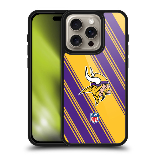 NFL Minnesota Vikings Artwork Stripes Gel Armour Case For Apple iPhone 16 Pro NFL Minnesota Vikings Artwork Stripes Gel Armour Case For Apple iPhone 16 Pro