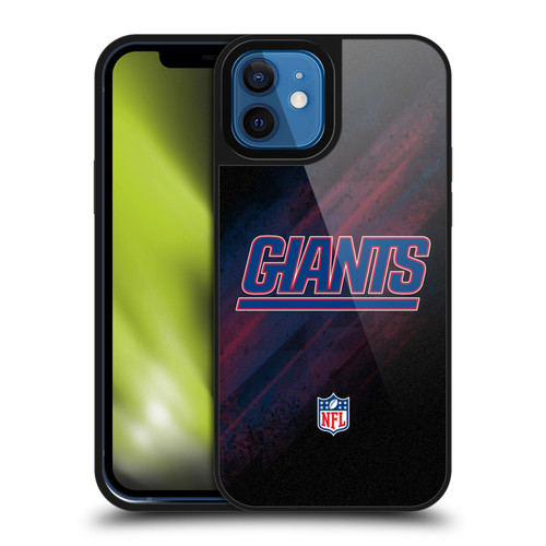 NFL New York Giants Logo Blur Gel Armour Case For Apple iPhone 12 / iPhone 12 Pro