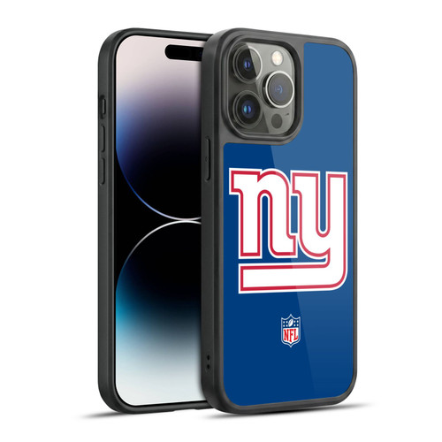 NFL New York Giants Logo Plain Gel Armour Case For Apple iPhone 14 Pro Max