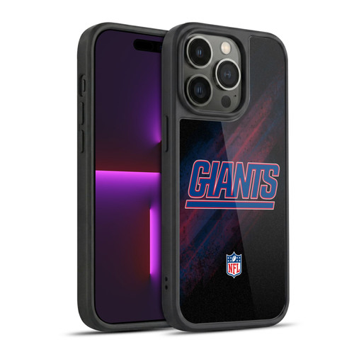 NFL New York Giants Logo Blur Gel Armour Case For Apple iPhone 14 Pro