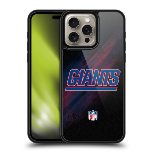 NFL New York Giants Logo Blur Gel Armour Case For Apple iPhone 16 Pro Max