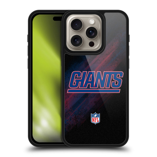 NFL New York Giants Logo Blur Gel Armour Case For Apple iPhone 16 Pro