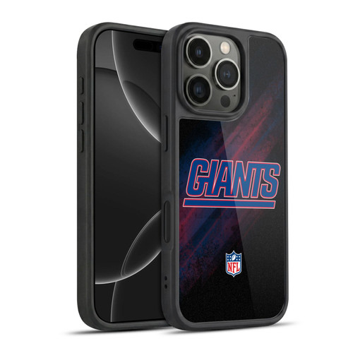 NFL New York Giants Logo Blur Gel Armour Case For Apple iPhone 16 Pro