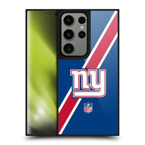 NFL New York Giants Logo Stripes Gel Armour Case For Samsung Galaxy S24 Ultra 5G