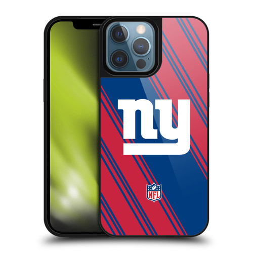 NFL New York Giants Artwork Stripes Gel Armour Case For Apple iPhone 13 Pro Max