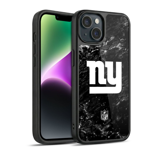 NFL New York Giants Artwork Marble Gel Armour Case For Apple iPhone 14