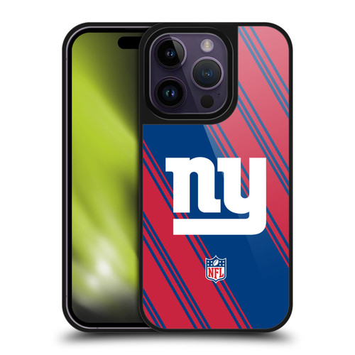 NFL New York Giants Artwork Stripes Gel Armour Case For Apple iPhone 14 Pro