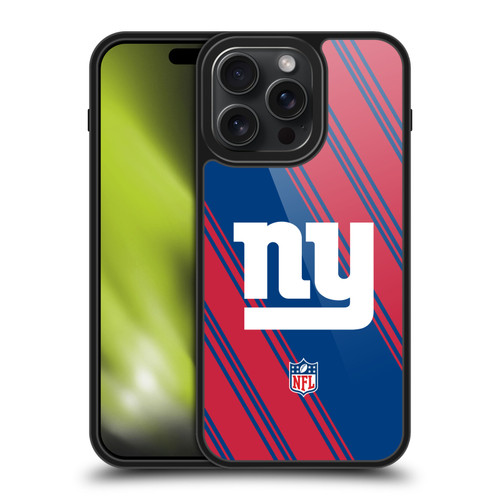 NFL New York Giants Artwork Stripes Gel Armour Case For Apple iPhone 15 Pro Max