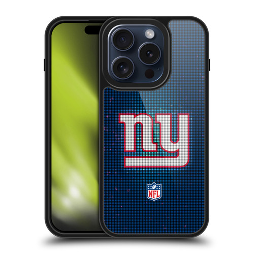 NFL New York Giants Artwork LED Gel Armour Case For Apple iPhone 15 Pro