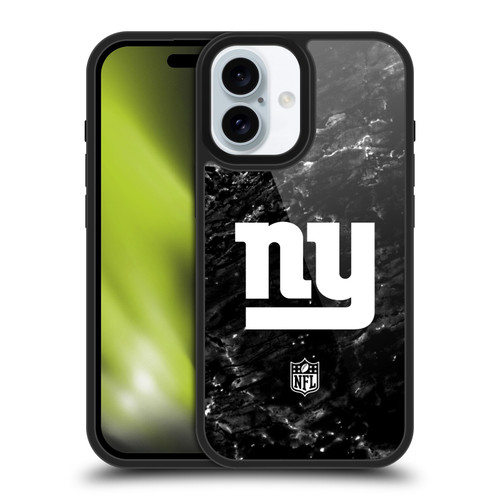 NFL New York Giants Artwork Marble Gel Armour Case For Apple iPhone 16