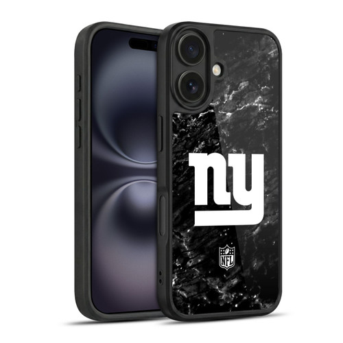 NFL New York Giants Artwork Marble Gel Armour Case For Apple iPhone 16