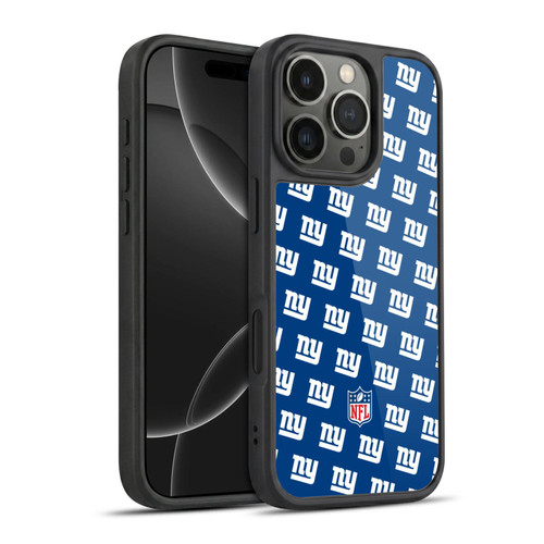 NFL New York Giants Artwork Patterns Gel Armour Case For Apple iPhone 16 Pro