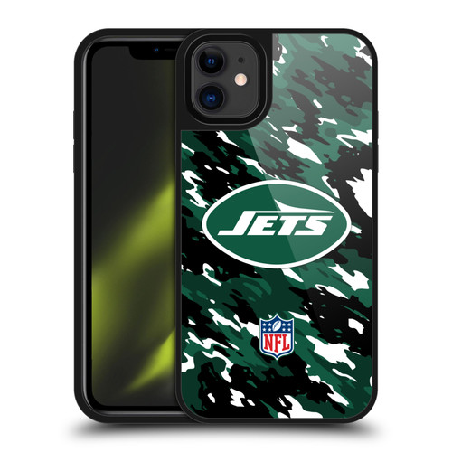 NFL New York Jets Logo Camou Gel Armour Case For Apple iPhone 11