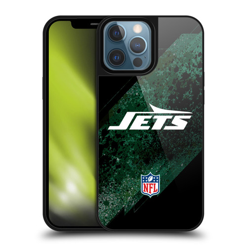 NFL New York Jets Logo Blur Gel Armour Case For Apple iPhone 13 Pro Max