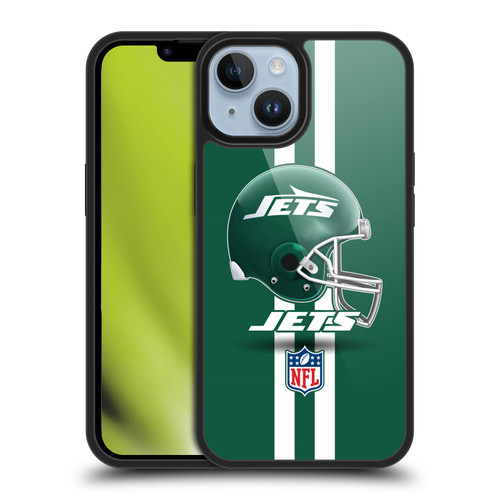 NFL New York Jets Logo Helmet Gel Armour Case For Apple iPhone 14