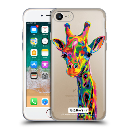 P.D. Moreno Animals Giraffe Soft Gel Case for Apple iPhone 7 / 8 / SE 2020 & 2022