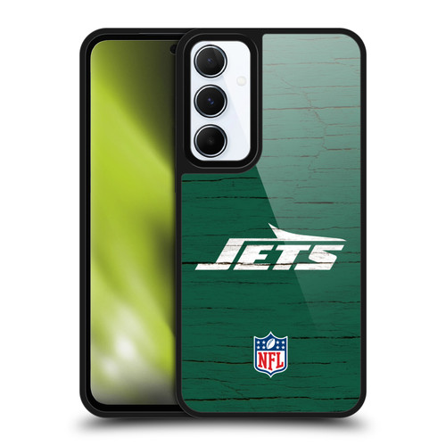 NFL New York Jets Logo Distressed Look Gel Armour Case For Samsung Galaxy A55 5G