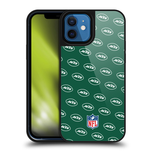 NFL New York Jets Artwork Patterns Gel Armour Case For Apple iPhone 12 / iPhone 12 Pro