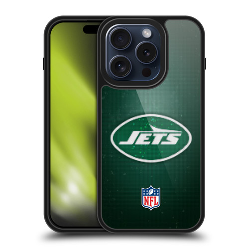 NFL New York Jets Artwork LED Gel Armour Case For Apple iPhone 15 Pro