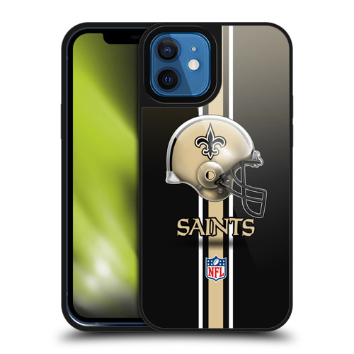 NFL New Orleans Saints Logo Helmet Gel Armour Case For Apple iPhone 12 / iPhone 12 Pro