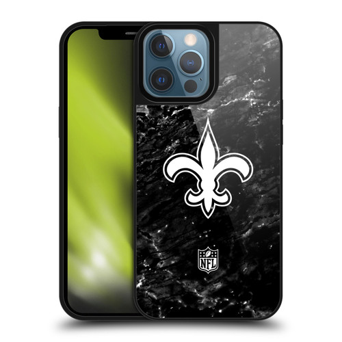 NFL New Orleans Saints Artwork Marble Gel Armour Case For Apple iPhone 13 Pro Max