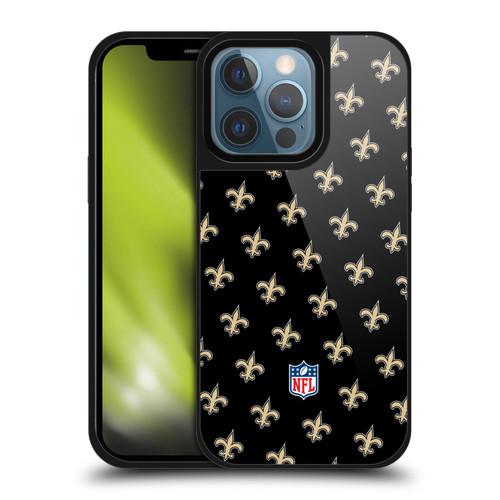 NFL New Orleans Saints Artwork Patterns Gel Armour Case For Apple iPhone 13 Pro