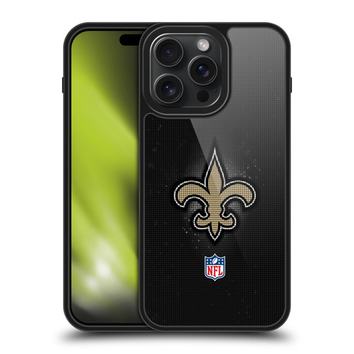 NFL New Orleans Saints Artwork LED Gel Armour Case For Apple iPhone 15 Pro Max
