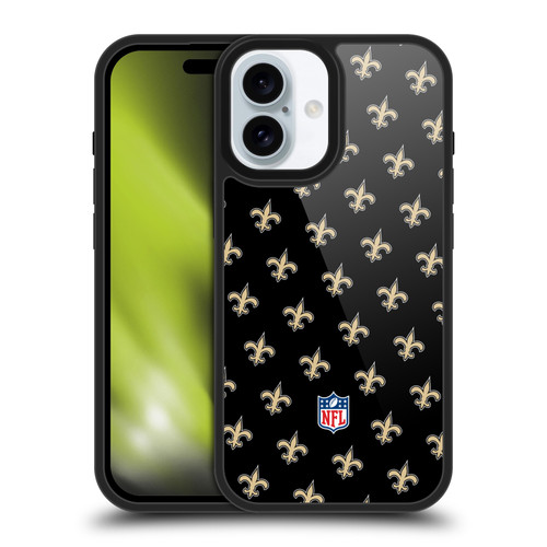 NFL New Orleans Saints Artwork Patterns Gel Armour Case For Apple iPhone 16