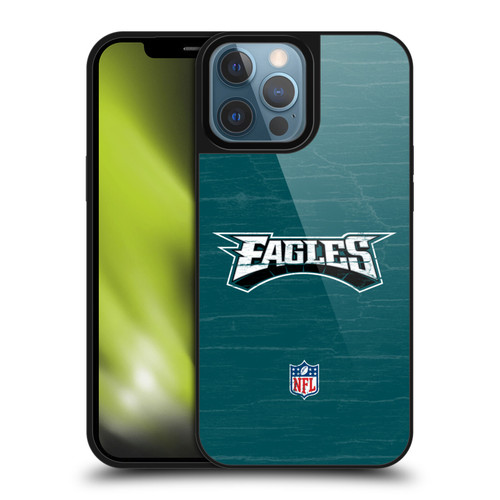 NFL Philadelphia Eagles Logo Distressed Look Gel Armour Case For Apple iPhone 13 Pro Max