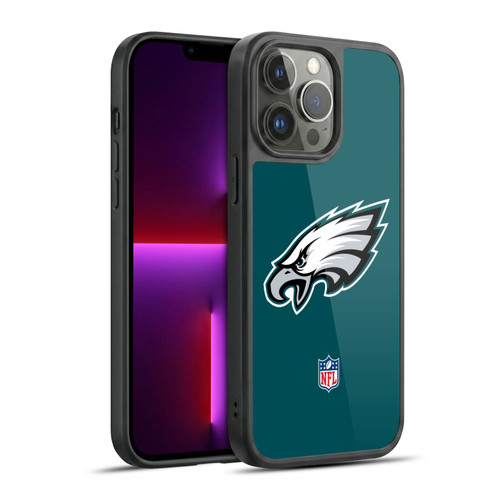 NFL Philadelphia Eagles Logo Plain Gel Armour Case For Apple iPhone 13 Pro Max