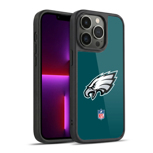 NFL Philadelphia Eagles Logo Plain Gel Armour Case For Apple iPhone 13 Pro