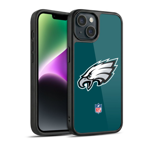 NFL Philadelphia Eagles Logo Plain Gel Armour Case For Apple iPhone 14
