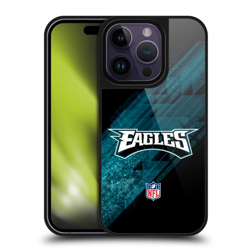 NFL Philadelphia Eagles Logo Blur Gel Armour Case For Apple iPhone 14 Pro