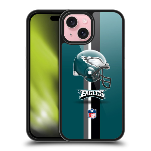 NFL Philadelphia Eagles Logo Helmet Gel Armour Case For Apple iPhone 15