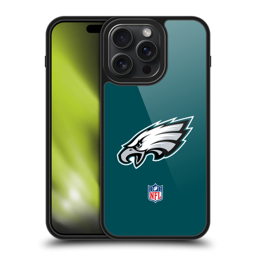 NFL Philadelphia Eagles Logo Plain Gel Armour Case For Apple iPhone 15 Pro Max