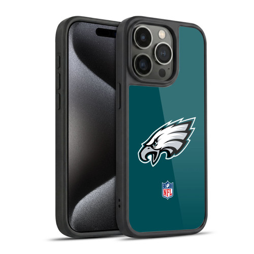 NFL Philadelphia Eagles Logo Plain Gel Armour Case For Apple iPhone 15 Pro