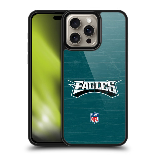 NFL Philadelphia Eagles Logo Distressed Look Gel Armour Case For Apple iPhone 16 Pro Max